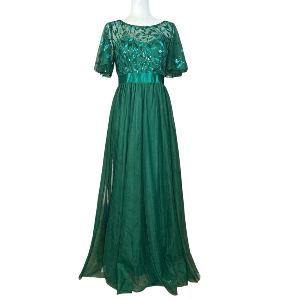 NEW Ever Pretty Evening Dress XL? Sequins Fairy Whimsycore Party Formal - Picture 2 of 16